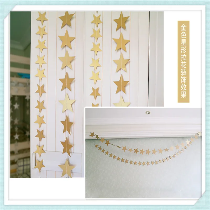Free Shipping 10PCS Christmas Garland STARS on String Hanging Xmas Decoration 4M
Free Shipping 10PCS Christmas Garland STARS on String Hanging Xmas Decoration 4M