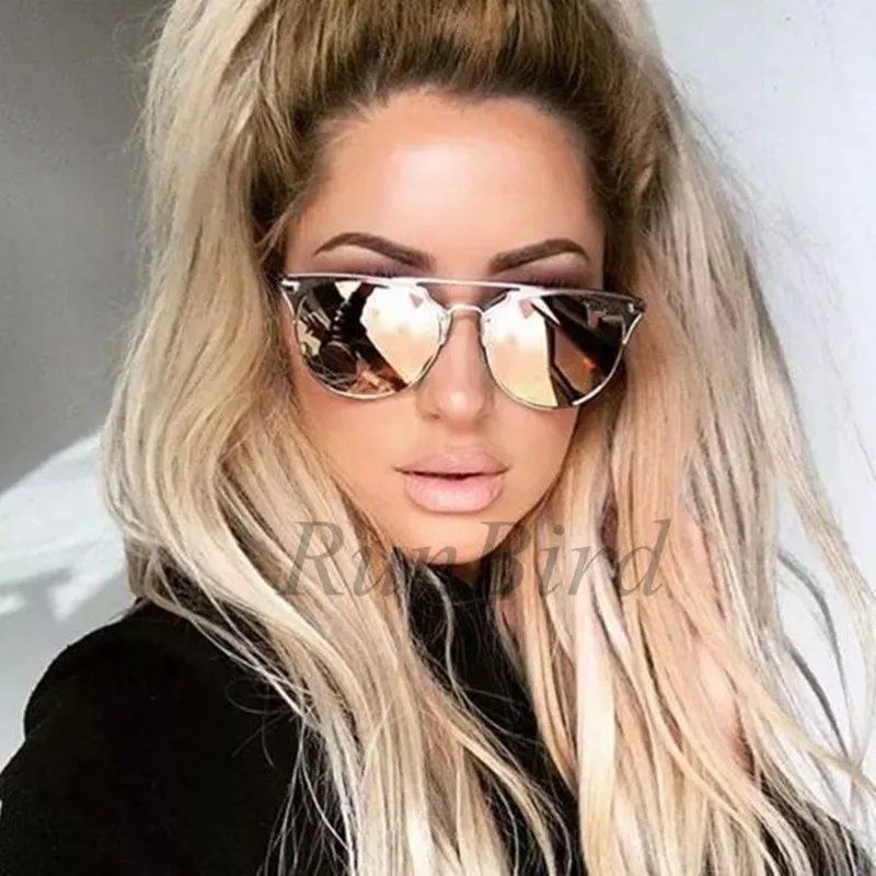 RunBird Barbe Pink Brand Cat Eye Flat Top Alloy Summer Vintage Women Designer Sunglasses Mens Coating Mirror Oculos Redondo R549
RunBird Barbe Pink Brand Cat Eye Flat Top Alloy Summer Vintage Women Designer Sunglasses Mens Coating Mirror Oculos Redondo R549