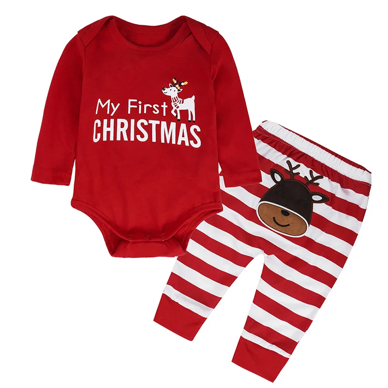 Baby Christmas Costumes Clothes Set 100% Cotton Newborn Bodysuits Trouser Girls Jumpsuits Reindeer Boys Clothing Suit X'mas Gift
Baby Christmas Costumes Clothes Set 100% Cotton Newborn Bodysuits Trouser Girls Jumpsuits Reindeer Boys Clothing Suit X'mas Gift
