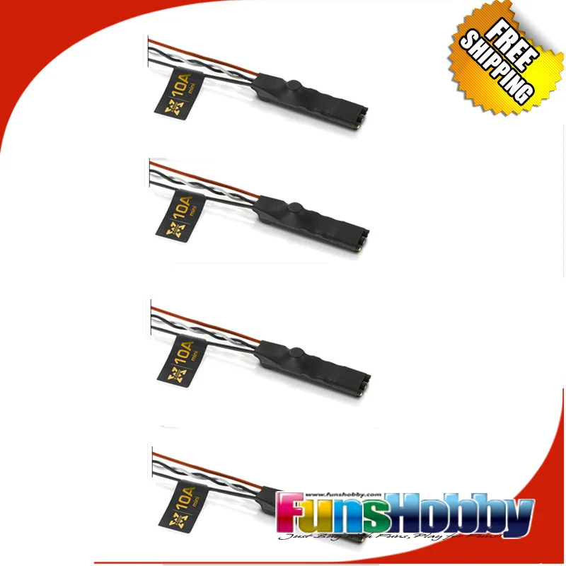 4 PCS Hobbywing Xrotor 10A Mini-3S Multi-Rotor ESC Speed Controller 250 Class Quadcopter COD.30901008
4 PCS Hobbywing Xrotor 10A Mini-3S Multi-Rotor ESC Speed Controller 250 Class Quadcopter COD.30901008