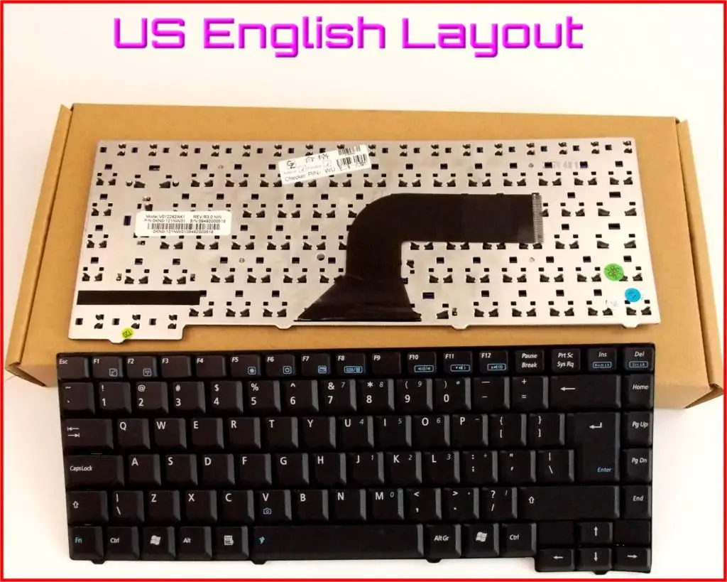 New Keyboard US English Version for ASUS F5S F5Sr F5Z F5VL F5V F5SR F5S F5RL A3500E K011162M1 K011162M2 Laptop
New Keyboard US English Version for ASUS F5S F5Sr F5Z F5VL F5V F5SR F5S F5RL A3500E K011162M1 K011162M2 Laptop