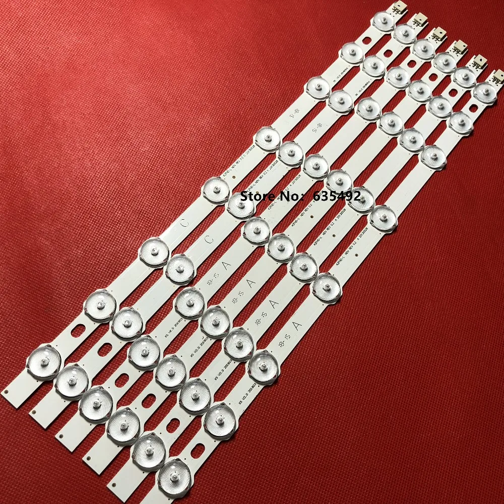6pcs (4A+2B) LED Strip For VESTEL 42FA5000 42FA8000 42 VNB Reduced A B-C VES420UNDL-2D-N03 VES420UNDL-3D-N02 42FHD-L NDV REV0.2
6pcs (4A+2B) LED Strip For VESTEL 42FA5000 42FA8000 42 VNB Reduced A B-C VES420UNDL-2D-N03 VES420UNDL-3D-N02 42FHD-L NDV REV0.2