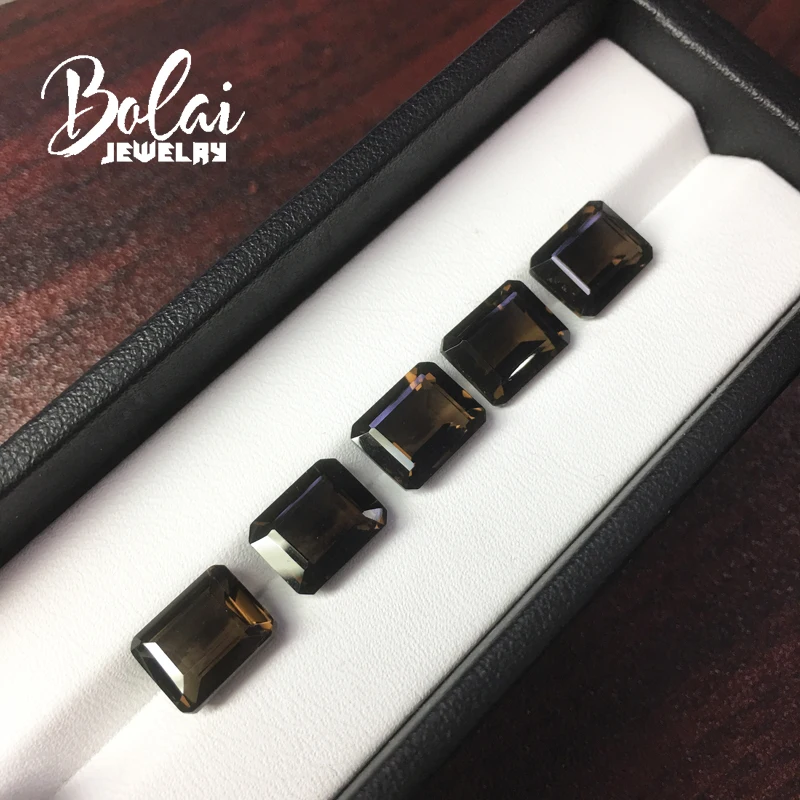 Bolaijewelry,natural smoky quartz oct 8*10mm 5pcs/17.35ct for silver jewelry mounting and Do It Yourself jewelry
Bolaijewelry,natural smoky quartz oct 8*10mm 5pcs/17.35ct for silver jewelry mounting and Do It Yourself jewelry