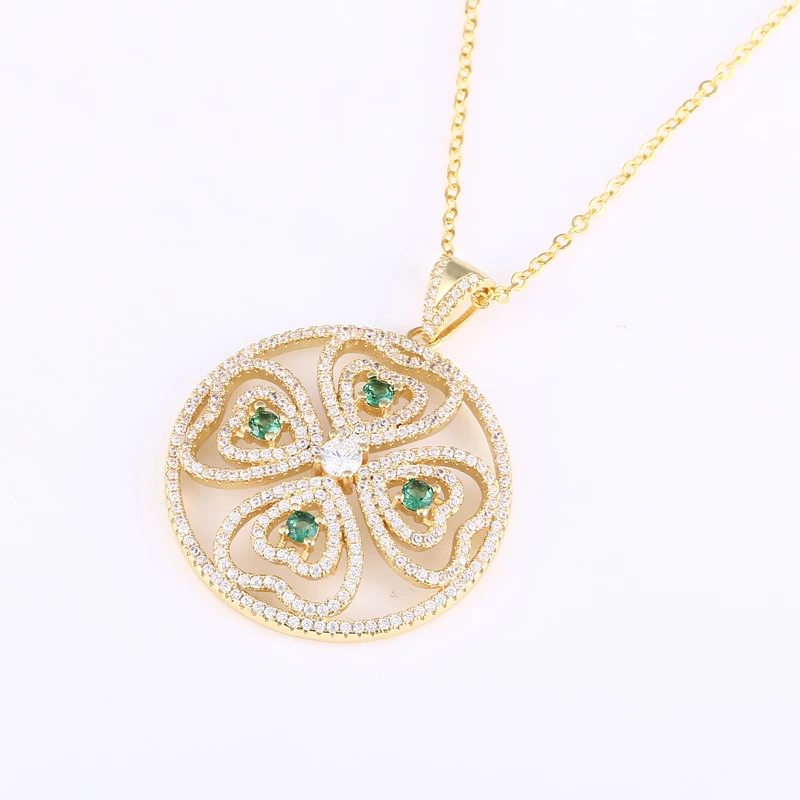 Copper Jewelry Charm Zircon Four Heart Flower Necklace Women Accessories Diy Crafts Choker Chain Necklace & Pendant Bijoux Femme
Copper Jewelry Charm Zircon Four Heart Flower Necklace Women Accessories Diy Crafts Choker Chain Necklace & Pendant Bijoux Femme