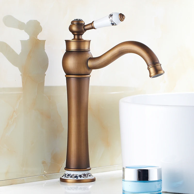 Bathroom basin faucet mixer with pull out, Brass single hole water tap kitchen sink faucet, Copper basin faucet antique
Bathroom basin faucet mixer with pull out, Brass single hole water tap kitchen sink faucet, Copper basin faucet antique