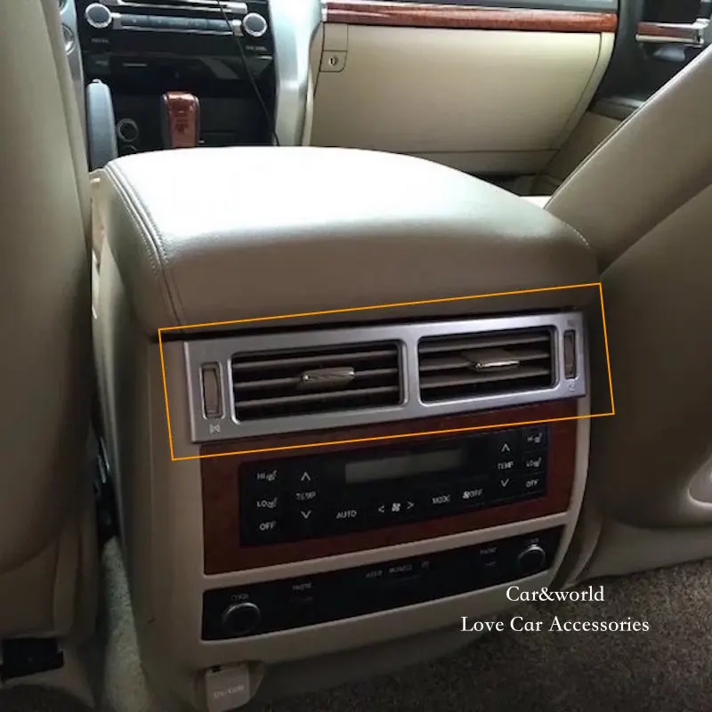 For Toyota Land Cruiser 200 Rear Air conditioning AC outlet Cover Trim Interior Panel Decoration 2010 to 2016 Car Accessories
For Toyota Land Cruiser 200 Rear Air conditioning AC outlet Cover Trim Interior Panel Decoration 2010 to 2016 Car Accessories