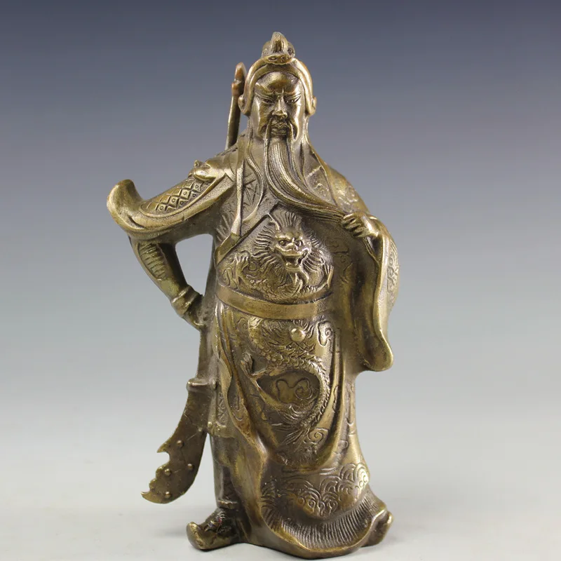 Character Statue Guan Gong Sculpture Bronze Guan Yu Metal Crafts Family Decorations Holiday Gift Small Sculpture
Character Statue Guan Gong Sculpture Bronze Guan Yu Metal Crafts Family Decorations Holiday Gift Small Sculpture