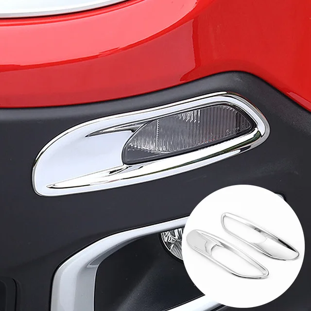 For Jeep Renegade 2015 2016 2017 ABS Chrome Daytime Running Lights Lamp sticker cover trim Car Styling Accessories 2pcs
For Jeep Renegade 2015 2016 2017 ABS Chrome Daytime Running Lights Lamp sticker cover trim Car Styling Accessories 2pcs