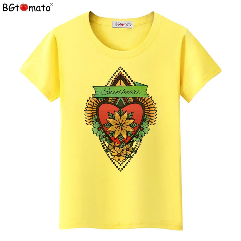 bgtomato Beautiful design brand t-shirts Short sleeve casual shirts for women Good quality casual tops women tees cheap sale
bgtomato Beautiful design brand t-shirts Short sleeve casual shirts for women Good quality casual tops women tees cheap sale