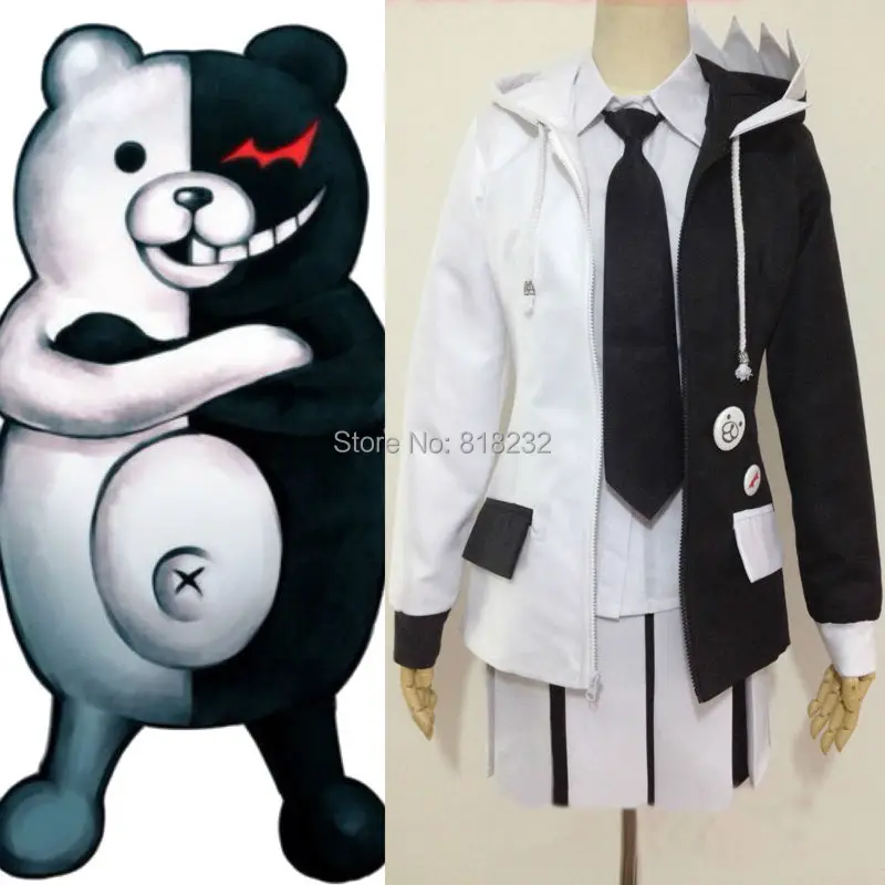 Danganronpa Monokuma School Uniform Coat Shirt Skirt Outfit Anime Cosplay Costumes
Danganronpa Monokuma School Uniform Coat Shirt Skirt Outfit Anime Cosplay Costumes