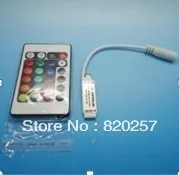 free shipping 5pcs lot 24key mini RGB controller with IR remote control DC12V with DC connector
free shipping 5pcs lot 24key mini RGB controller with IR remote control DC12V with DC connector