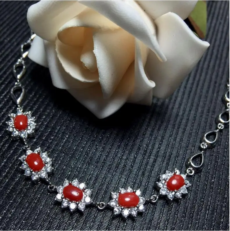 Real ruby bracelet Free shipping Natural and real ruby Chain bracelet 925 sterling silver 4*6mm 5pcs
Real ruby bracelet Free shipping Natural and real ruby Chain bracelet 925 sterling silver 4*6mm 5pcs