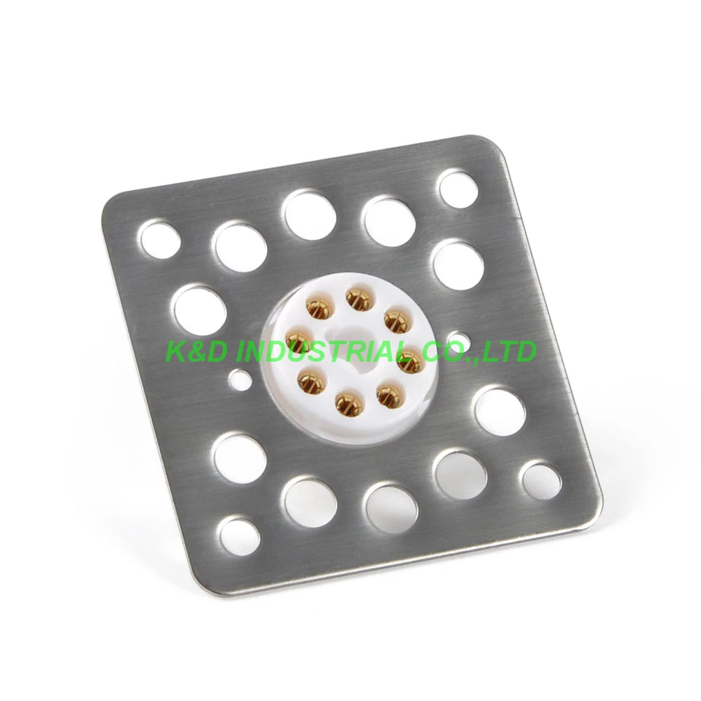 4pcs 8pin Tube Socket Shock Proof Flat Plate K8A Tube Base Stainless Steel Mounting
4pcs 8pin Tube Socket Shock Proof Flat Plate K8A Tube Base Stainless Steel Mounting