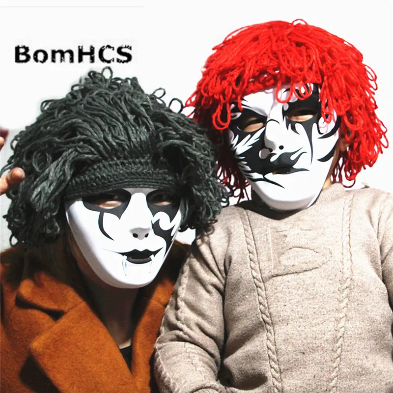 BomHCS Funny Halloween Prop Wigs Hat + Cool Mask Handmade Knitted Winter Thick Beanie Cap Gift
BomHCS Funny Halloween Prop Wigs Hat + Cool Mask Handmade Knitted Winter Thick Beanie Cap Gift