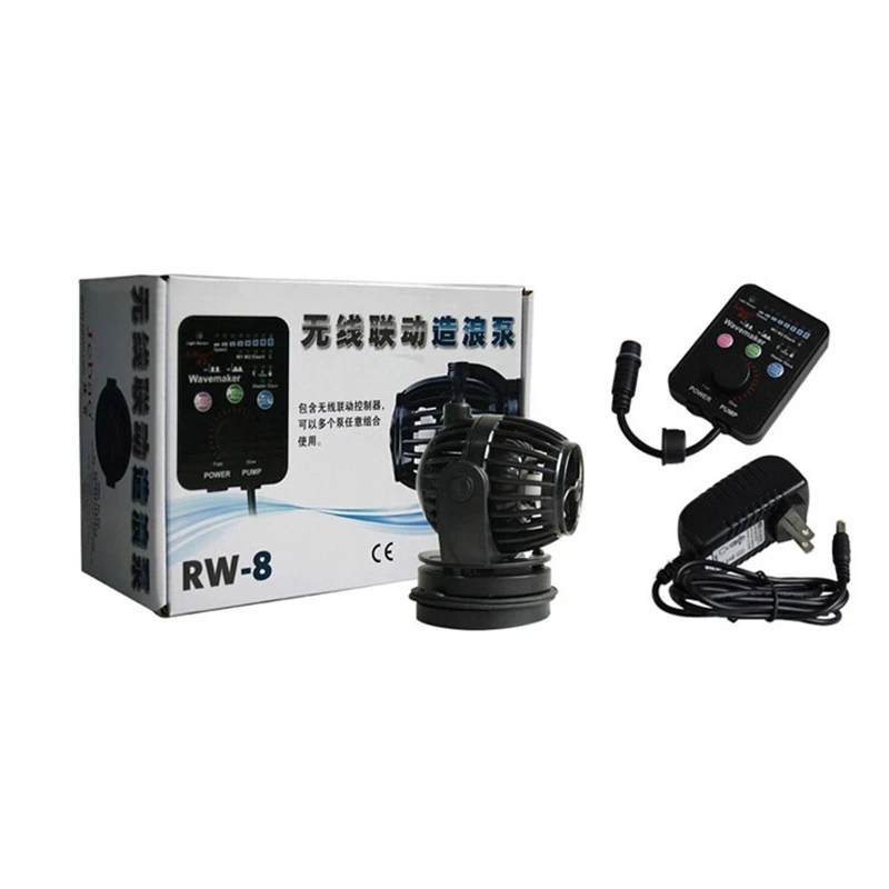 New 23W RW-8 Aquarium Wireless Linkage Master/Slave Control Wavemaker Fish Tank Water Pump Circulation Flow Maker
New 23W RW-8 Aquarium Wireless Linkage Master/Slave Control Wavemaker Fish Tank Water Pump Circulation Flow Maker