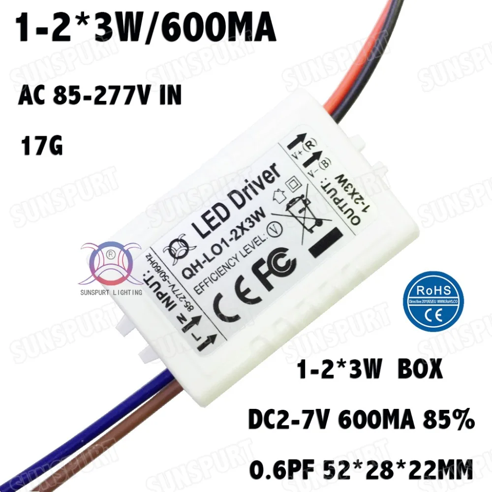 5 Pieces Isolation 5W AC85-277V LED Driver 1-2x3W 600mA DC2-7V LED Power Supply Constant Current Ceiling Lamp Free Shipping
5 Pieces Isolation 5W AC85-277V LED Driver 1-2x3W 600mA DC2-7V LED Power Supply Constant Current Ceiling Lamp Free Shipping