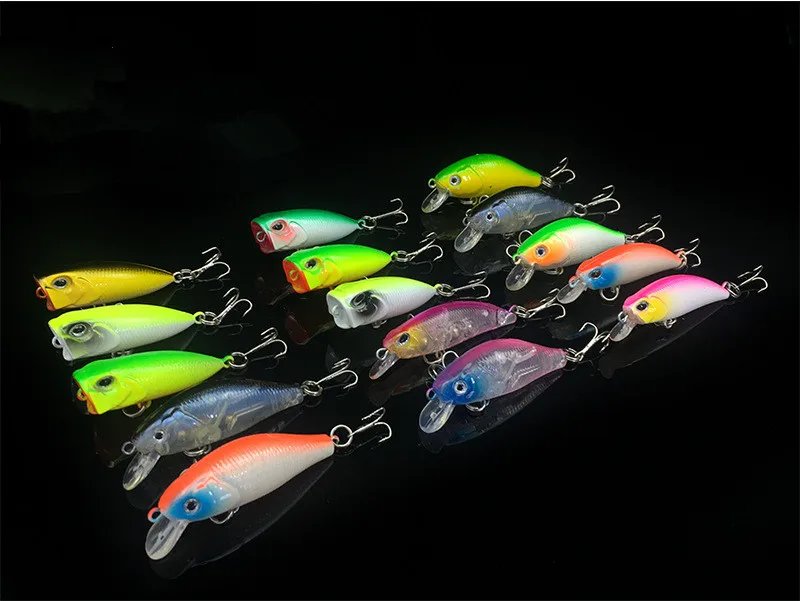 Señuelo Minnow con brillo realista para pesca de depredadores