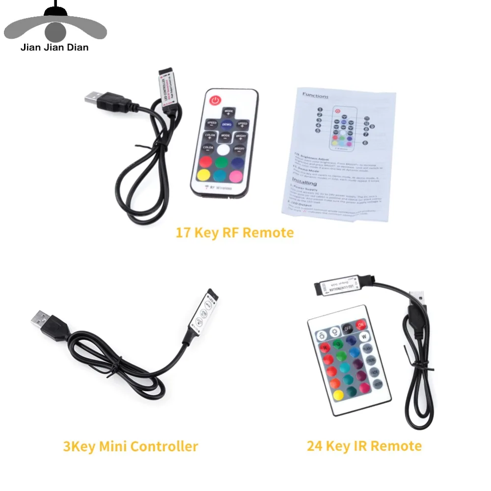 DC 5V светодиодный RGB Control ler для Светодиодный Strip Mini 3Key Control 24Key IR Remote 17Key RF Wireless Remote Control
DC 5V светодиодный RGB Control ler для Светодиодный Strip Mini 3Key Control 24Key IR Remote 17Key RF Wireless Remote Control