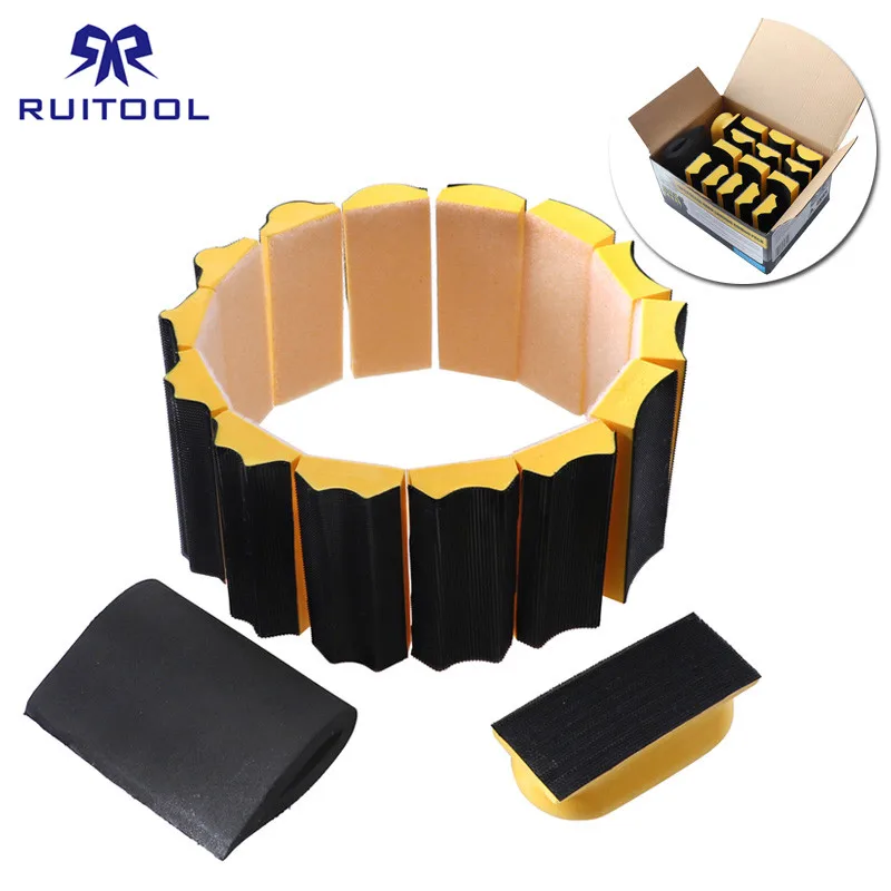 16pcs/set Sanding Pad 40*100mm Shaped Hand Sanding Block Sanding Disc Grinding Sponge For Hook & Loop Sandpaper Abrasive Tools
16pcs/set Sanding Pad 40*100mm Shaped Hand Sanding Block Sanding Disc Grinding Sponge For Hook & Loop Sandpaper Abrasive Tools