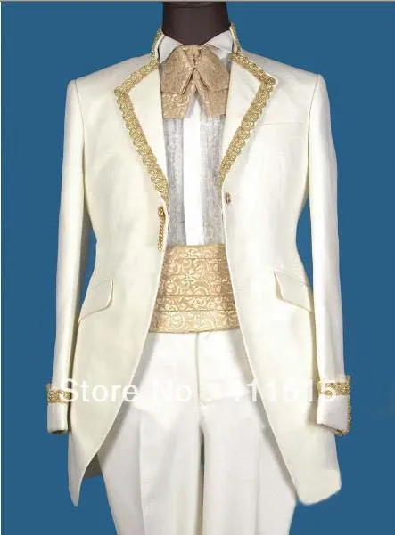 free shipping/Custom suit/design Ivory Groom WEAR Tuxedos Groomsmen Men Wedding Suits/Best man Suits /wedding tuxedoS VEST
free shipping/Custom suit/design Ivory Groom WEAR Tuxedos Groomsmen Men Wedding Suits/Best man Suits /wedding tuxedoS VEST