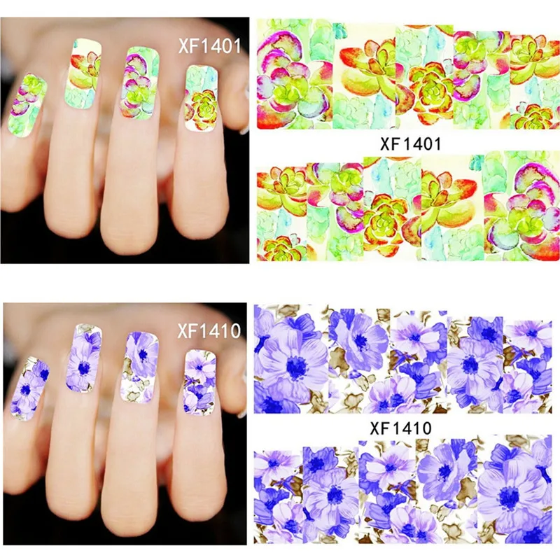 1 Sheet Colorful Fantasy Hot Selling Flower Nail Sticker Water Transfer DIY Nail Art Decoration Wraps Foil Sticker Manicure
1 Sheet Colorful Fantasy Hot Selling Flower Nail Sticker Water Transfer DIY Nail Art Decoration Wraps Foil Sticker Manicure
