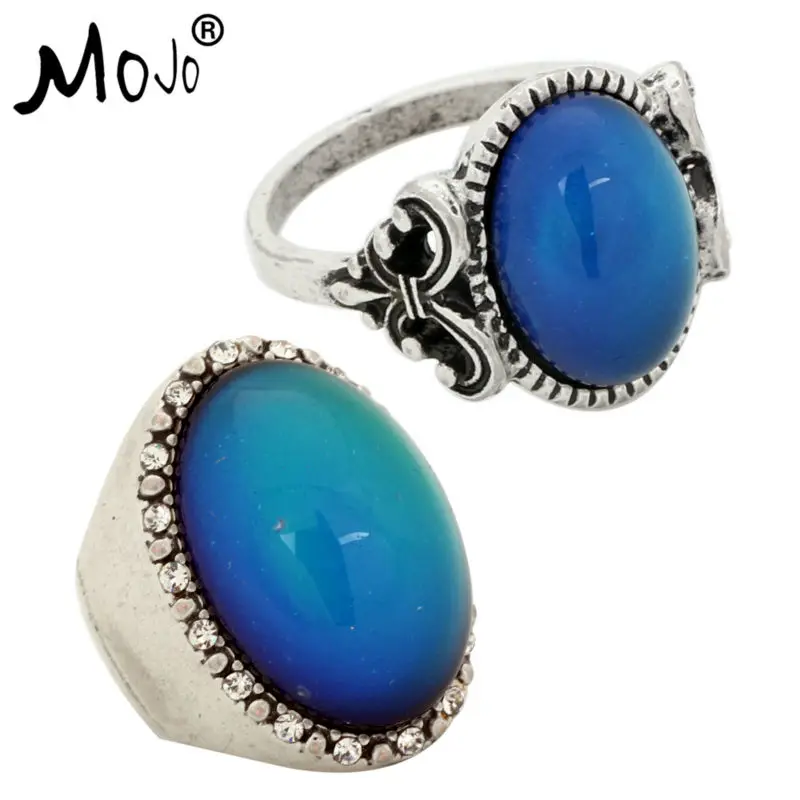 2PCS Vintage Bohemia Retro Color Change Mood Ring Emotion Feeling Changeable Ring Temperature Control Ring for Women RS008-RS027
2PCS Vintage Bohemia Retro Color Change Mood Ring Emotion Feeling Changeable Ring Temperature Control Ring for Women RS008-RS027