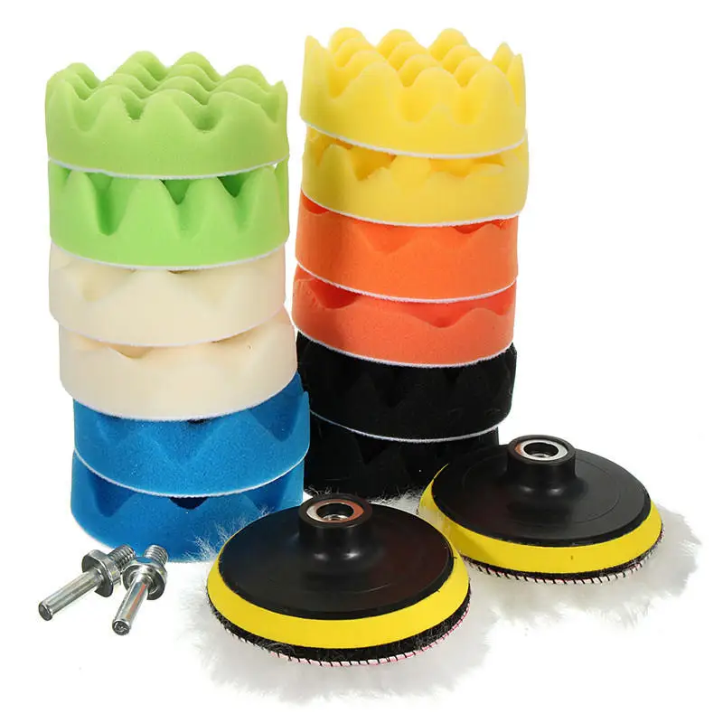 16pcs 4inch Sponge Polishing Foam Waxing Buffing Pads Kit Compound Auto Car motorcycle Drill
16pcs 4inch Sponge Polishing Foam Waxing Buffing Pads Kit Compound Auto Car motorcycle Drill
