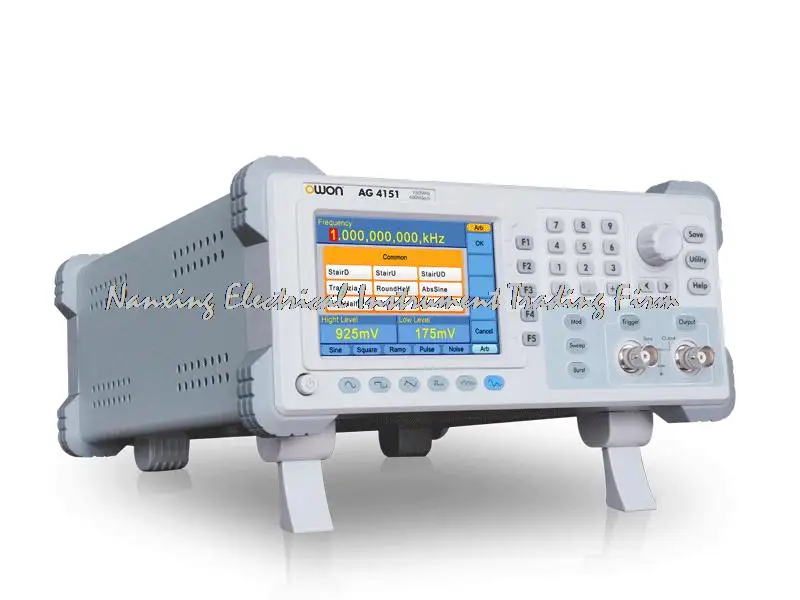 OWON AG4151 Одноканальный генератор сигналов произвольной формы 4-дюймовый TFT ЖК-дисплей высокого разрешения, полоса пропускания 150 МГц, частота дискретизации 400 Мвыб/с
OWON AG4151 Одноканальный генератор сигналов произвольной формы 4-дюймовый TFT ЖК-дисплей высокого разрешения, полоса пропускания 150 МГц, частота дискретизации 400 Мвыб/с