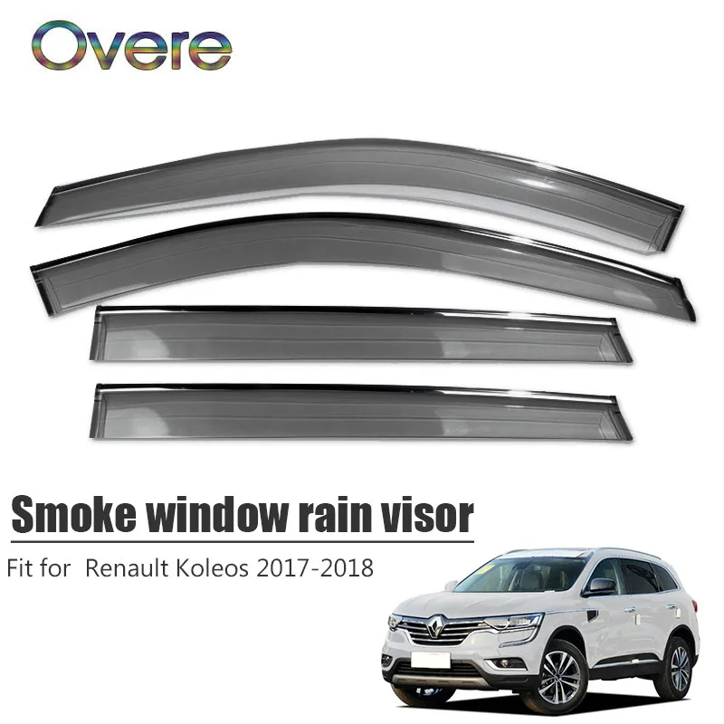 OVERE NEW 1Set Smoke Window Rain Visor For Renault Koleos 2017 2018 Styling ABS Vent Sun Deflectors Guard Car Accessories
OVERE NEW 1Set Smoke Window Rain Visor For Renault Koleos 2017 2018 Styling ABS Vent Sun Deflectors Guard Car Accessories