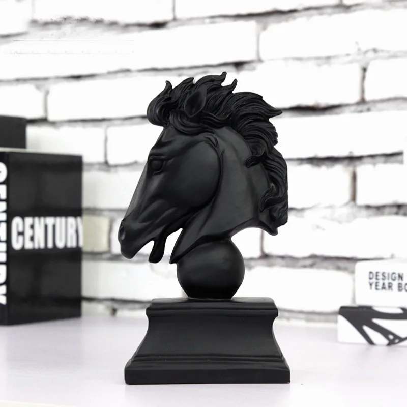 Simple Modern Black Horse Head Resin Decoration Creative Living Room TV Cabinet Display Animal Home Decorations
Simple Modern Black Horse Head Resin Decoration Creative Living Room TV Cabinet Display Animal Home Decorations