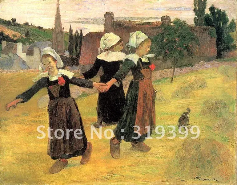 Oil Painting Reproduction,Breton Girls Dancing Around in the Haystacks by ,Free Shipping,100% handmade,
Oil Painting Reproduction,Breton Girls Dancing Around in the Haystacks by ,Free Shipping,100% handmade,