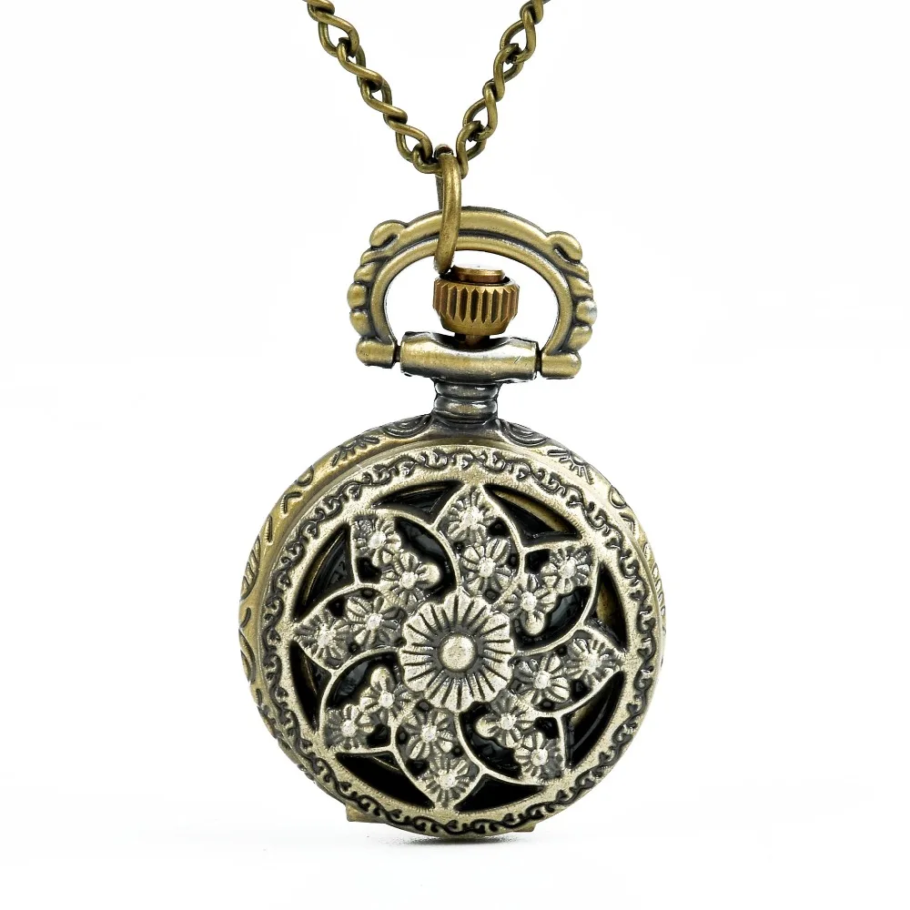 Luxury Jewelry Flower Quartz Pocket Vintage Hollow Watch Steampunk Necklace Pendant Chain Clock
Luxury Jewelry Flower Quartz Pocket Vintage Hollow Watch Steampunk Necklace Pendant Chain Clock