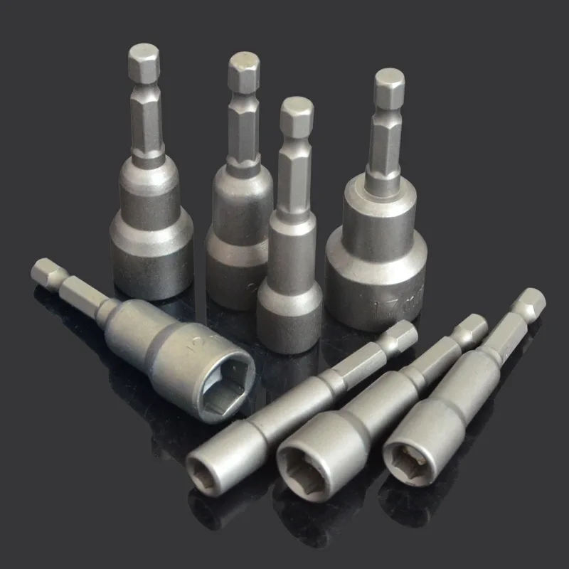 50pcs 65mm long CR-V 1/4'' Hex shank Magnetic Power Socket Nut Setters 6/7/8mm screwdriver quick change Hexagon screws
50pcs 65mm long CR-V 1/4'' Hex shank Magnetic Power Socket Nut Setters 6/7/8mm screwdriver quick change Hexagon screws
