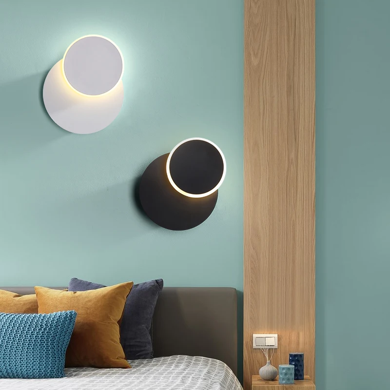 Modern Wall Lamp Bedroom Vanty Wall LED Light Fixtures Creative Round Sconce Lamps Wandlamp Square White Black Stair Lamps
Modern Wall Lamp Bedroom Vanty Wall LED Light Fixtures Creative Round Sconce Lamps Wandlamp Square White Black Stair Lamps