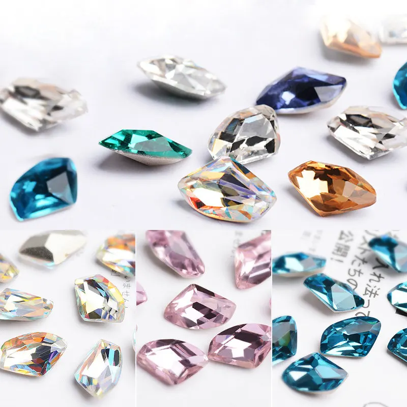 10pcs/lot pointed back sharp large nail art crystal top quality Irregular nail Drill ornaments Summer series big nail Rhinestone
10pcs/lot pointed back sharp large nail art crystal top quality Irregular nail Drill ornaments Summer series big nail Rhinestone