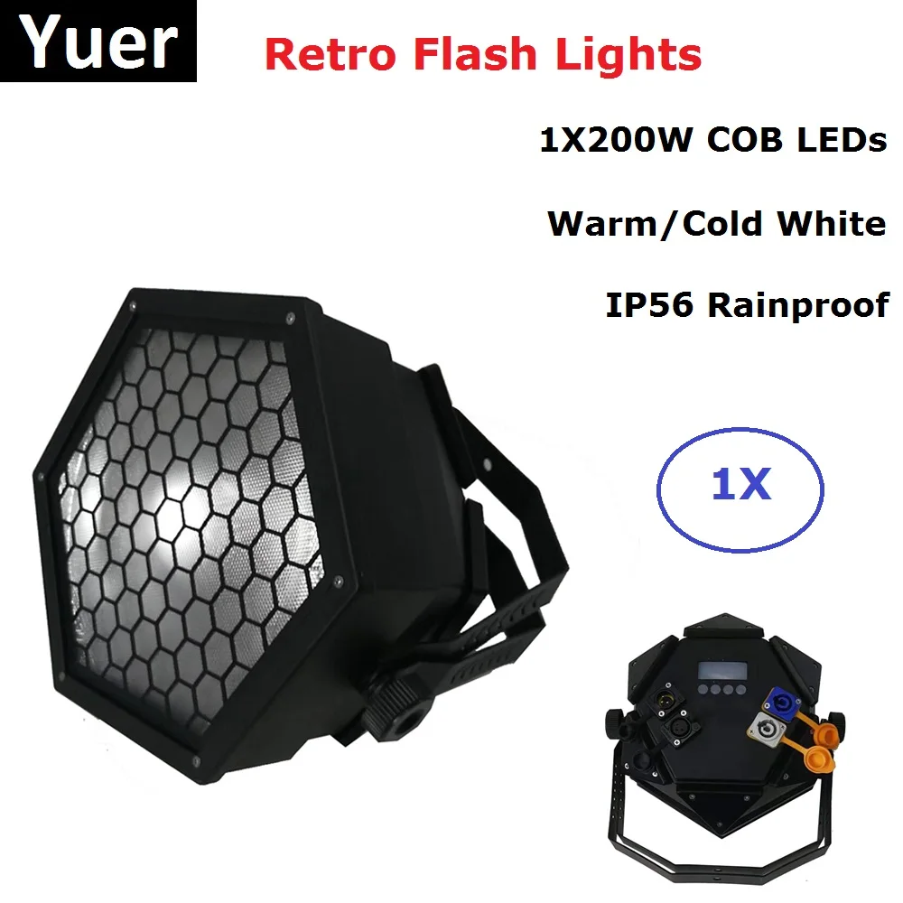 Retro Flash Lights 1X200W COB Par Lights DMX 512 Par LED For Disco Dj Lights Machine Party Decorations Stage Lighting Effects
Retro Flash Lights 1X200W COB Par Lights DMX 512 Par LED For Disco Dj Lights Machine Party Decorations Stage Lighting Effects