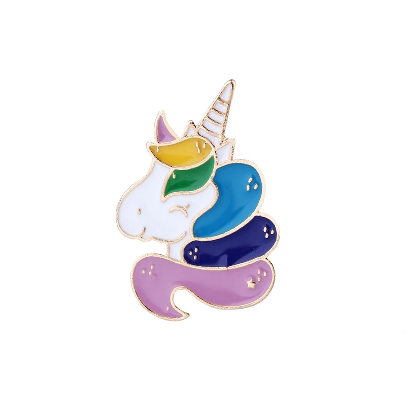 Cute Cartoon Unicorn Enamel Brooch Pin Fashion Multicolor Alloy Brooch Pin Clothing Bag Accessories
Cute Cartoon Unicorn Enamel Brooch Pin Fashion Multicolor Alloy Brooch Pin Clothing Bag Accessories