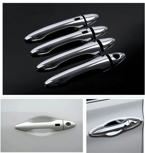 FUNDUOO For Hyundai IX35 Tucson 2009 2010 2011 2012 2013 2014 New Chrome Car Door Handle Cover Trim with Smart Keyholes
FUNDUOO For Hyundai IX35 Tucson 2009 2010 2011 2012 2013 2014 New Chrome Car Door Handle Cover Trim with Smart Keyholes