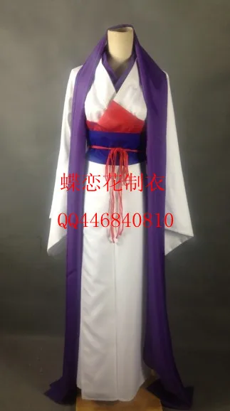 Rurouni Kenshin Samurai X: Trust and Betrayal Yukishiro Tomoe Kimono Cosplay Costume F008
Rurouni Kenshin Samurai X: Trust and Betrayal Yukishiro Tomoe Kimono Cosplay Costume F008