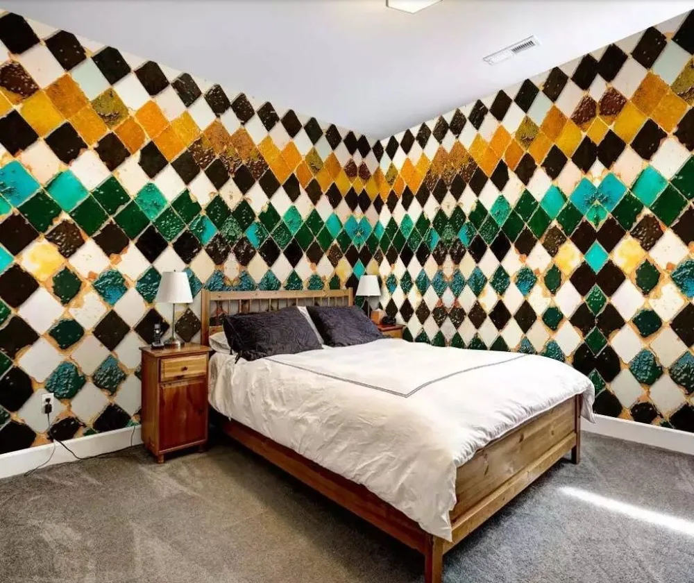 Custom large modern simple tooling geometric creative personality whole house background wall painting
Custom large modern simple tooling geometric creative personality whole house background wall painting