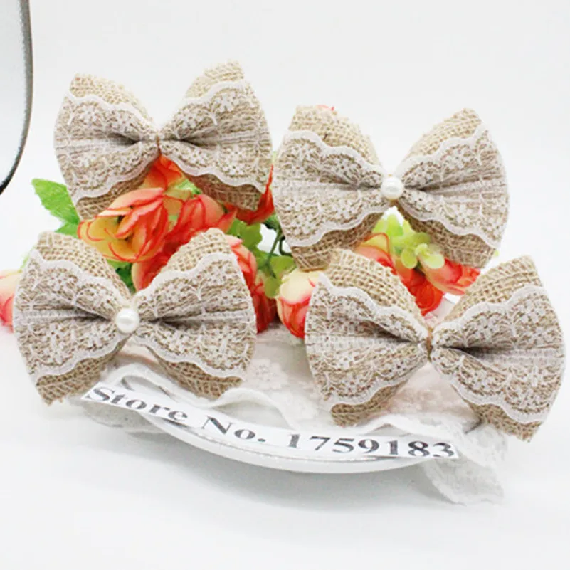 100pcs Natural Jute Burlap Ribbon 2color Bowknot/Vintage Wedding Decoration Craft/Burlap Scrapbooking lace Hair Hat craft #H-100
100pcs Natural Jute Burlap Ribbon 2color Bowknot/Vintage Wedding Decoration Craft/Burlap Scrapbooking lace Hair Hat craft #H-100