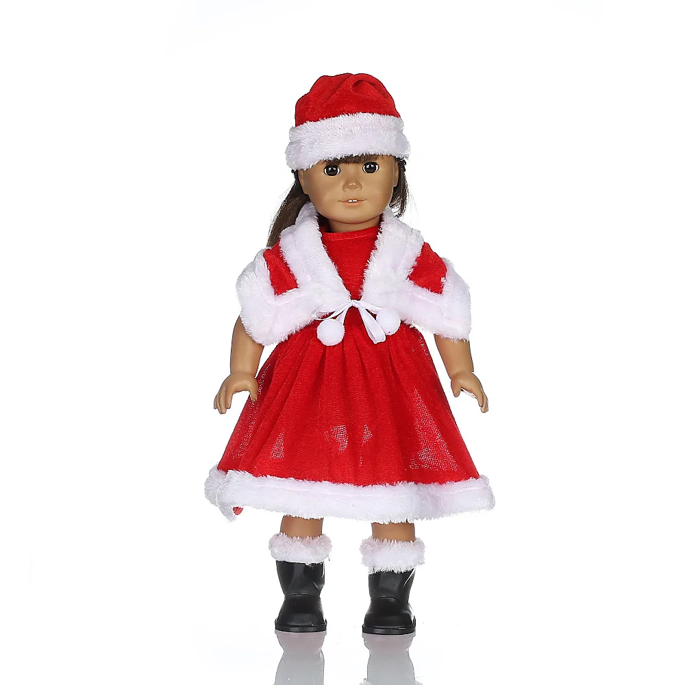 Children's best birthday gift High quality fashion handmade 18 Inch Doll Christmas clothes (without shoes)
Children's best birthday gift High quality fashion handmade 18 Inch Doll Christmas clothes (without shoes)