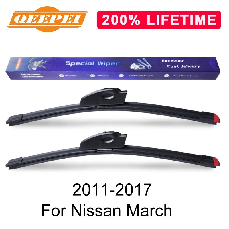 QEEPEI Replace Wiper Blade For Nissan March 2011-2017 Silicone Rubber Windshield Windscreen Wiper Auto Car Accessories
QEEPEI Replace Wiper Blade For Nissan March 2011-2017 Silicone Rubber Windshield Windscreen Wiper Auto Car Accessories