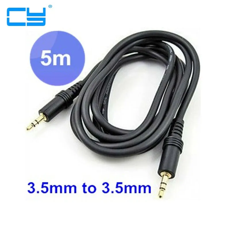 16FT 5M 3.5mm Male to Male jack extension Stereo Audio Cable AUX for iPod PC MP3 CAR AV Cable
16FT 5M 3.5mm Male to Male jack extension Stereo Audio Cable AUX for iPod PC MP3 CAR AV Cable