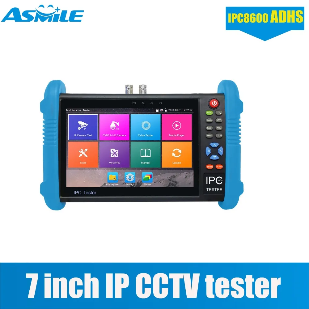 7 Inch Display IP Camera Tester HD AHD TVI Tester CCTV Tester Monitor AHD TVI 1080P CVBS Analog Cameras TESTER IPC8600ADHS
7 Inch Display IP Camera Tester HD AHD TVI Tester CCTV Tester Monitor AHD TVI 1080P CVBS Analog Cameras TESTER IPC8600ADHS