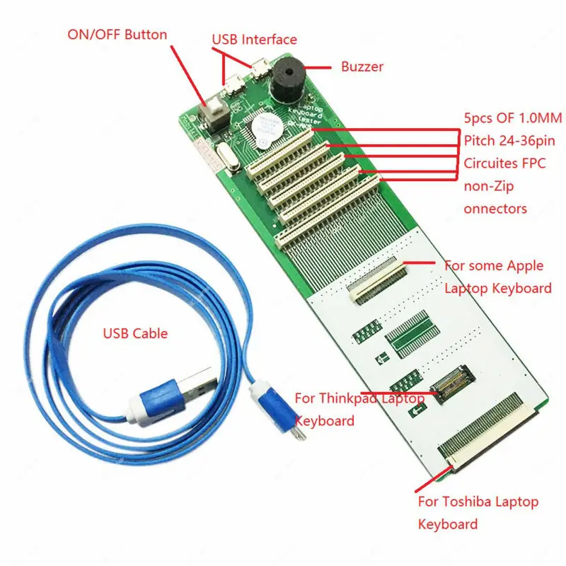 NEW Universal Laptop Keyboard Tester testing device machine Tool For HP ACER MSI DELL SAMSUNG TOSHIBA
NEW Universal Laptop Keyboard Tester testing device machine Tool For HP ACER MSI DELL SAMSUNG TOSHIBA