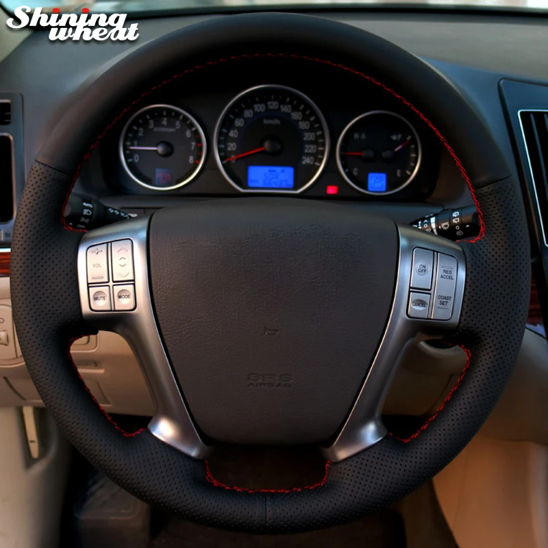 Shining wheat Black Leather Car Steering Wheel Cover for Hyundai Vera Cruz IX 55 Veracruz
Shining wheat Black Leather Car Steering Wheel Cover for Hyundai Vera Cruz IX 55 Veracruz
