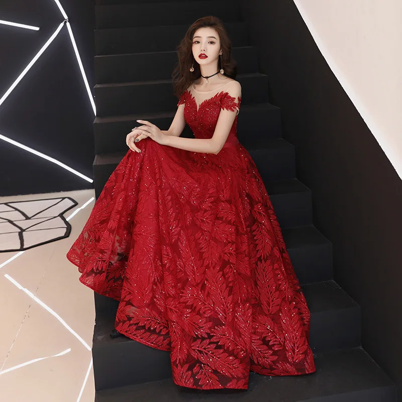 Burgundy Lace Oriental Style Banquet Dresses Chinese Vintage Wedding Cheongsam Elegant Long Evening Party GownsSize XS - XXL
Burgundy Lace Oriental Style Banquet Dresses Chinese Vintage Wedding Cheongsam Elegant Long Evening Party GownsSize XS - XXL