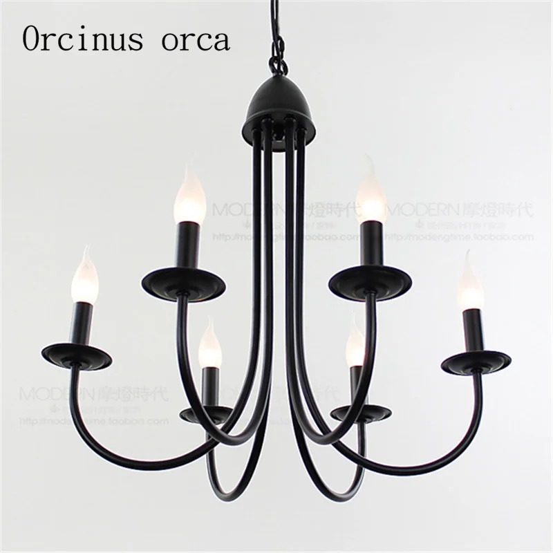 Nordic simple rural style chandelier living room dining room bedroom Iron Chandelier
Nordic simple rural style chandelier living room dining room bedroom Iron Chandelier