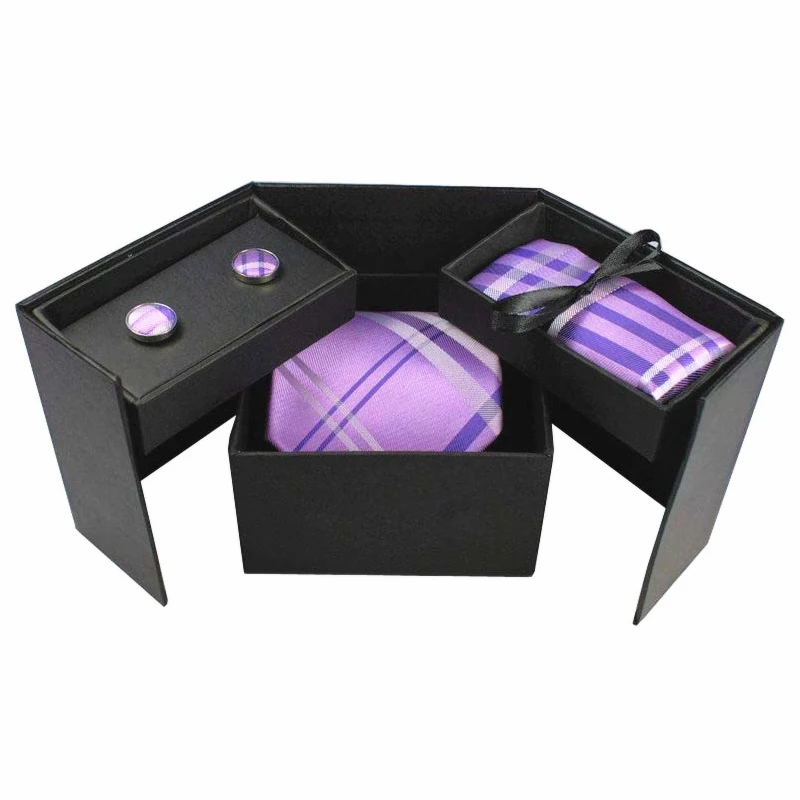 RBOCOTT Novelty Box Set Tie Sets Men's Classic Silk ties Handkerchief Cufflinks Gift Box Striped&Plaid Necktie For Wedding Party
RBOCOTT Novelty Box Set Tie Sets Men's Classic Silk ties Handkerchief Cufflinks Gift Box Striped&Plaid Necktie For Wedding Party